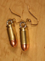 .380 Dangling Earrings by Ammo Creations