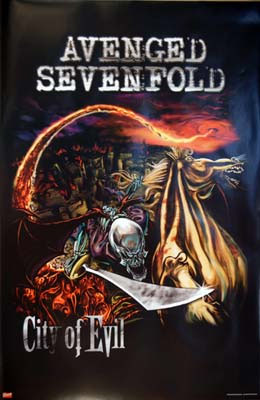 Avenged Sevenfold- City Of Evil poster (d12)