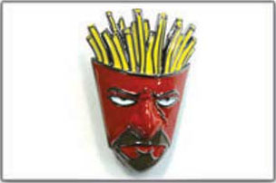 Aquateen Hunger Force- Frylock belt buckle (bb413)