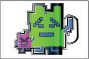 Aquateen Hunger Force- Moonanites belt buckle (bb414) (Glows In The Dark!)