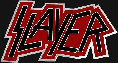 Slayer- Die Cut Logo belt buckle (bb408)