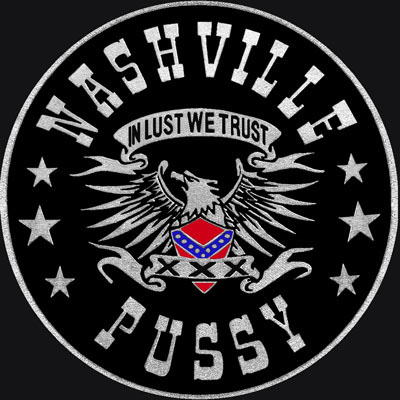 Nashville Pussy- In Lust We Trust belt buckle (bb416)