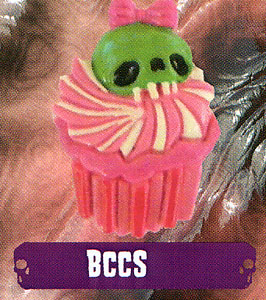 Cupcake Skull Brooch by Kreepsville 666