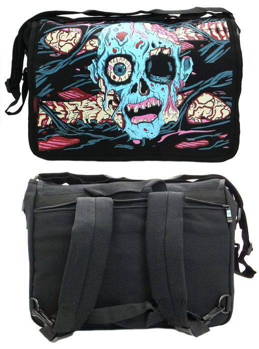 Zombie Messenger Bag  by Living Dead Souls/Jawbreaker