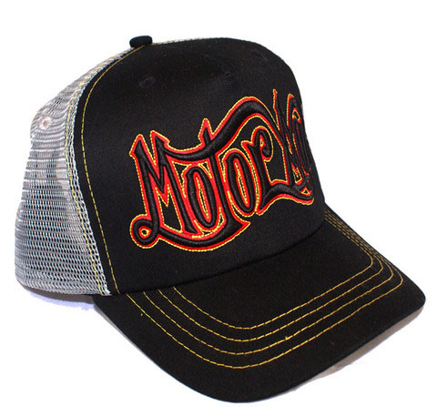 Motor Age Clothing- Logo on a BLACK/GREY Trucker Hat