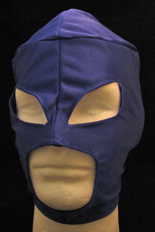 Lucha Libre Wrestling Mask- Blank Cloth Mask (BLUE)