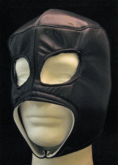 Lucha Libre Wrestling Mask- Blank Foam Mask (BLACK)