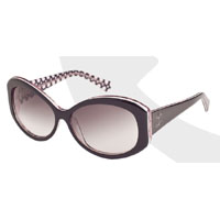 Bombshell Sunglasses by Tres Noir- BLACK & PINK POLKA DOT (Limited Edition! Only 500 Made!)
