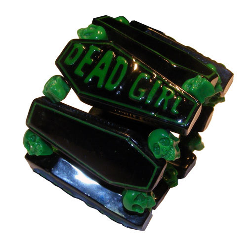 Dead Girl Coffin Bracelet by Kreepsville 666