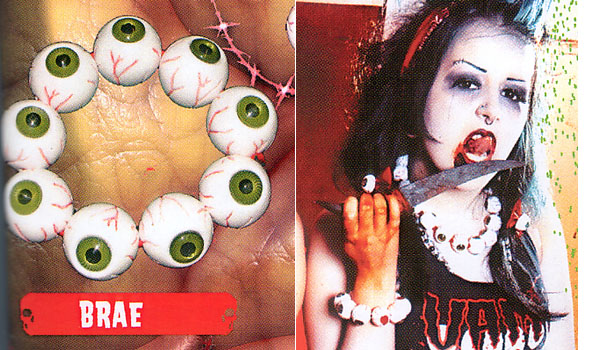 Show product details for Eyeballs Bracelet by Kreepsville 666