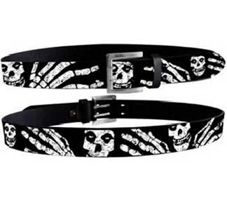 Show product details for Misfits- Skulls & Hands Belt