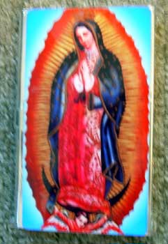 Lady Of Guadelupe Business Card Holder