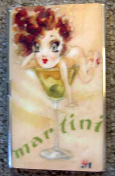 Martini Business Card Holder