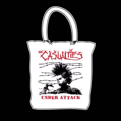 Casualties- Under Attack on a natural tote bag