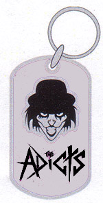 Adicts- Face And Logo Dog Tag Keychain