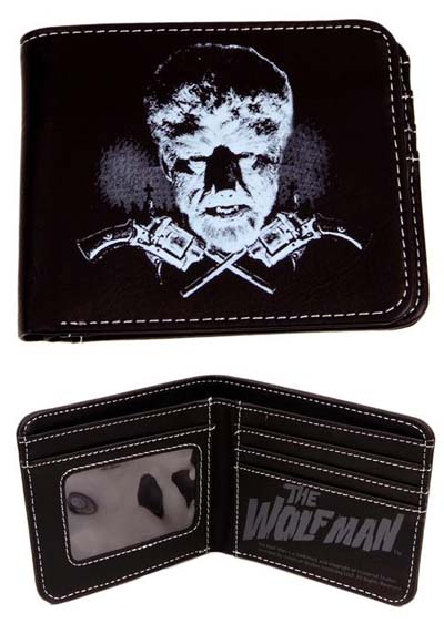 Wolfman w/ Crossed Pistols Wallet by Rock Rebel - SALE