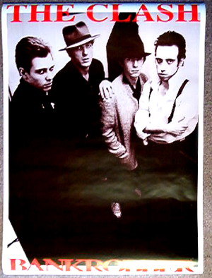 Clash- Bank Robber poster