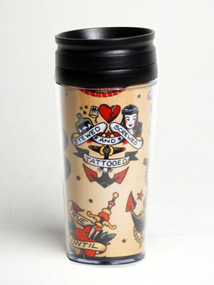 Show product details for Classic Flash Coffee Tumbler by Sailor Jerry