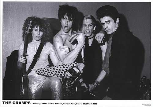 Cramps- Electric Ballroom Band Pic poster