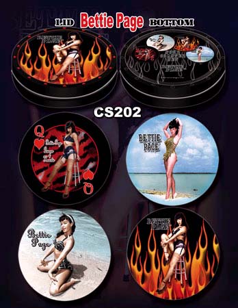 Bettie Page coaster set