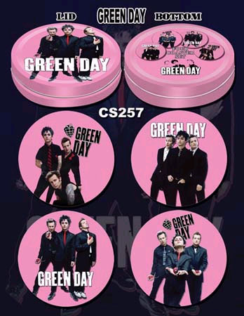 Green Day- Pink Pics coaster set