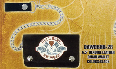 Show product details for Hell Bent For Speed wallet by Dirty Devil