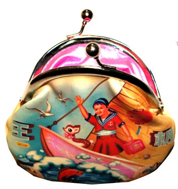 Show product details for Sailing Coin Purse by Dumpling Dynasty