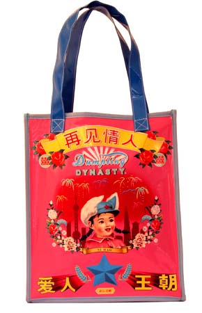 Show product details for Pink Shopper Bag by Dumpling Dynasty