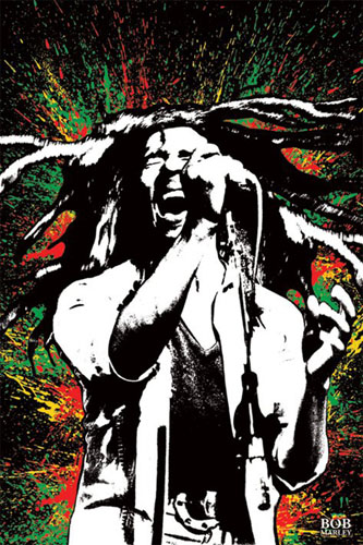 Bob Marley- Splash poster