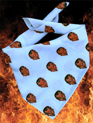 Show product details for Devil Heads bandana by Evil Brand - SALE