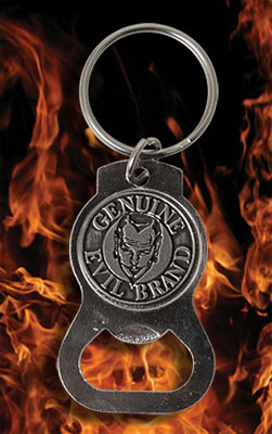 Show product details for Evil Brand Bottle Opener/Keychain