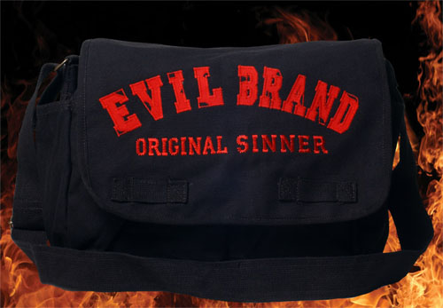 Show product details for Evil Brand Original Sinner Messenger Bag - SALE