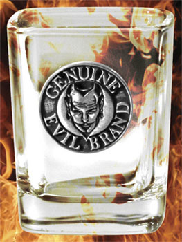 Show product details for Evil Brand shot glass
