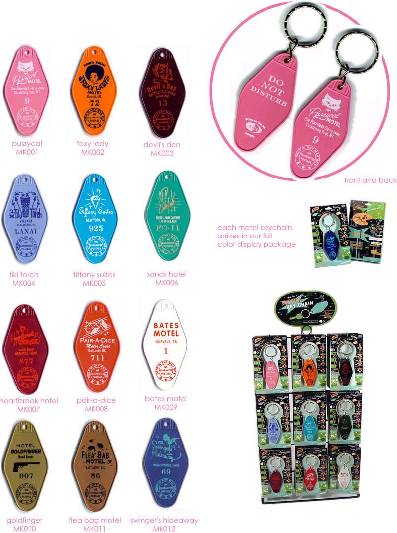 Show product details for SALE - Eldorado Club Motel Key Chain - The Devils Den