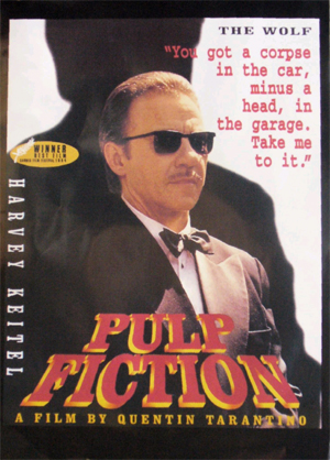 Pulp Fiction- The Wolf poster