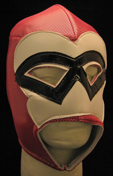 Lucha Libre Wrestling Mask- Fantasma (Fuschia Dot)