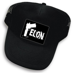 .45 Gun Patch trucker hat by Felon Clothing - SALE