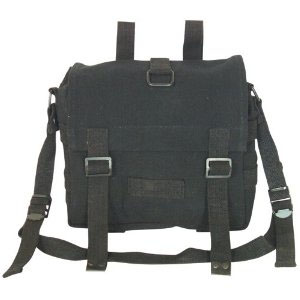 Surplus Canvas Shoulder/Bread Bag- BLACK