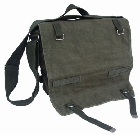 Large Surplus Combat Shoulder Bag- OLIVE