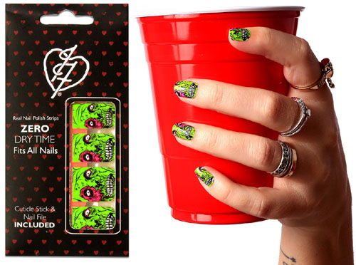 Iron Fist Zombie Stomper Nail Polish Stickers