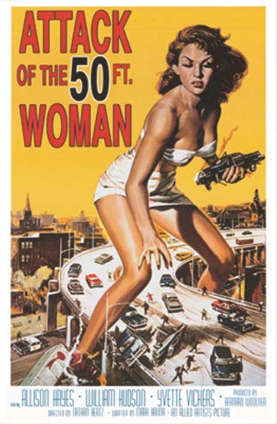 Attack Of The 50 Foot Woman- Movie poster