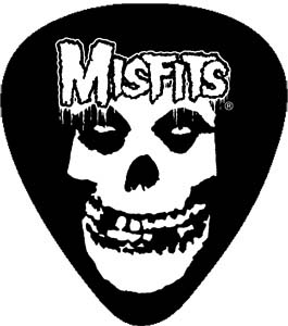 Misfits- Skull Guitar Pick
