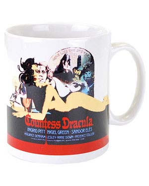 Hammer Films- Countess Dracula coffee mug by Darkside- SALE
