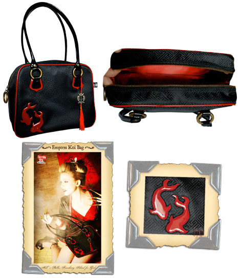 Show product details for Empress Koi Shoulder Bag by Hells Belles