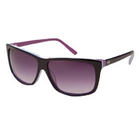 Heartbreaker Girls Sunglasses by Tres Noir- BLACK & BOYSENBERRY CANDY