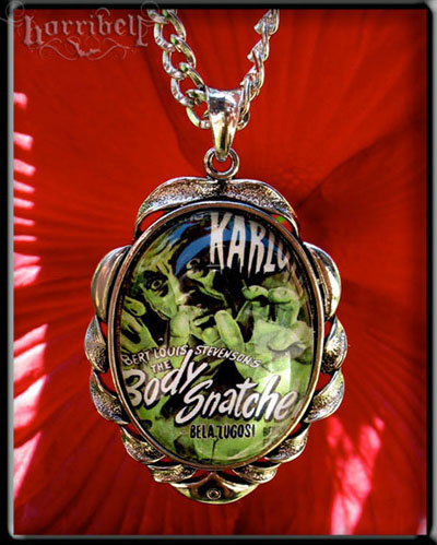 Body Snatchers Bela Lugosi Necklace by Horribell
