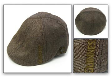 Guinness- Brown Herringbone Ivy hat