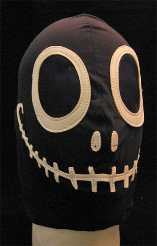 Lucha Libre Wrestling Mask- Jack Spandex Mask (Black)