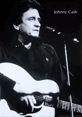 Johnny Cash- Acoustic Guitar poster (c6)