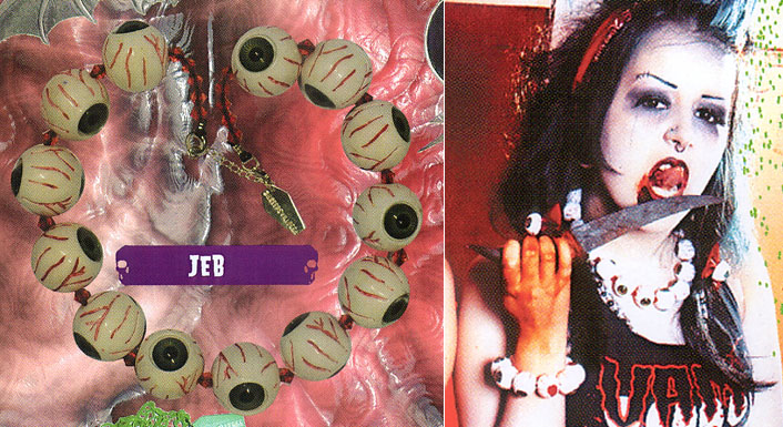 Eyeballs Necklace by Kreepsville 666